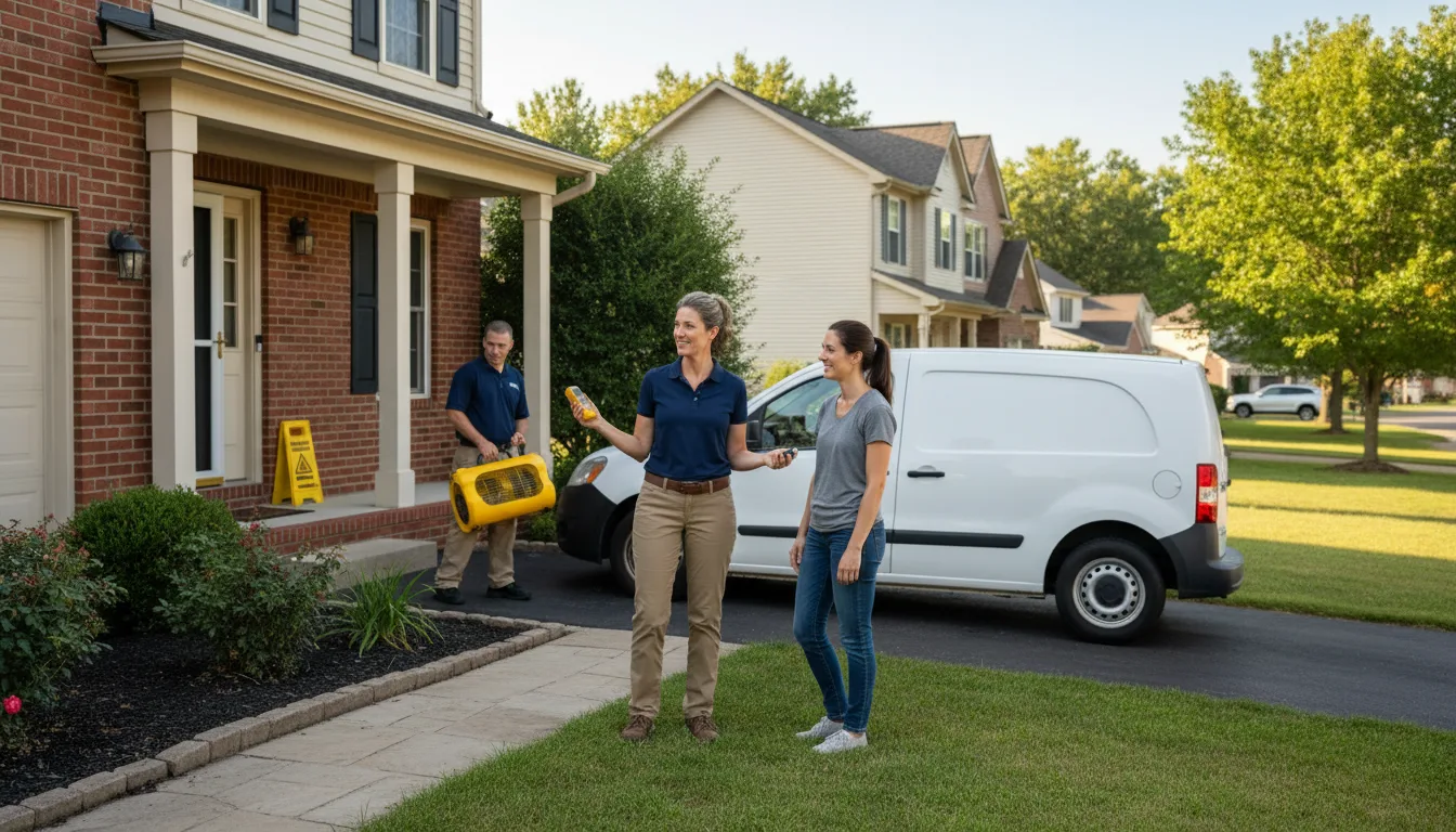 Water restoration image for Dehumidification And Cleanup Services in Pittsville, WI